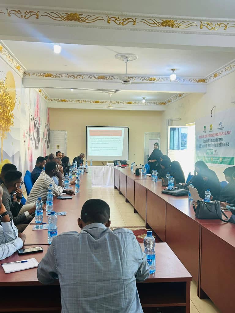 Group discussion during GBV training session