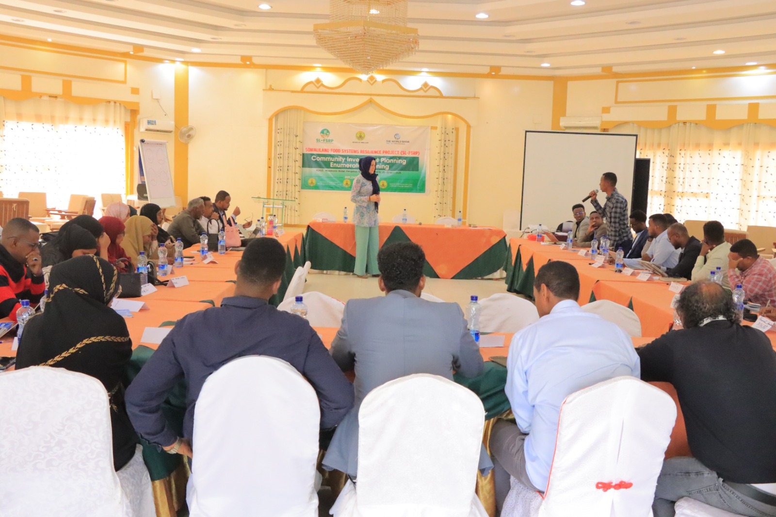 Community representatives sharing insights